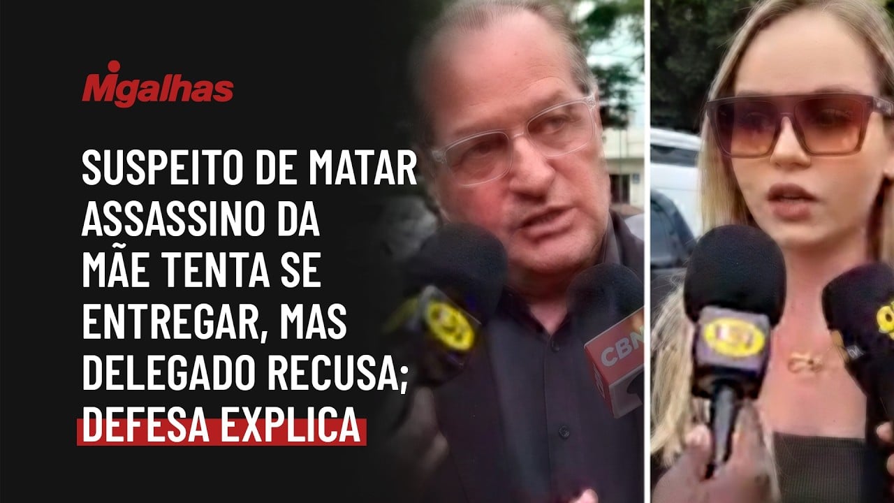 Suspeito de matar assassino da própria mãe se entrega, mas delegado recusa oitiva; defesa explica