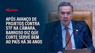 Após avanço de projetos contra STF na Câmara, Barroso diz que Corte serve bem ao país há 36 anos