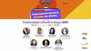 Publicidade infantil é ilegal SIM!