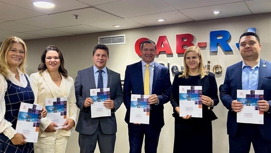 Lenise Secchin, Glauce Carvalhal, Washington Silva, Dyogo Oliveira, Ana Basílio e Carlos Queiroz. (Imagem: Migalhas/Redação)