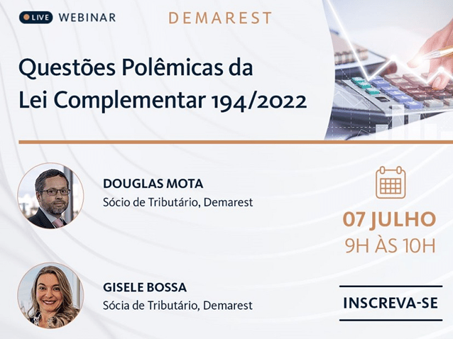 Demarest debate impacto das alterações na legislação de ICMS (Imagem: Divulgação Demarest Advogados)