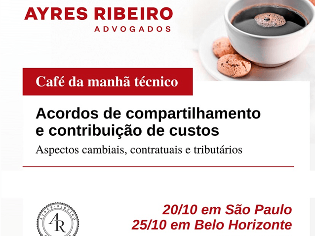Ayres Ribeiro Advogados realiza "Café da Manhã Técnico" Ayres Ribeiro Advogados realiza "Café da Manhã Técnico"