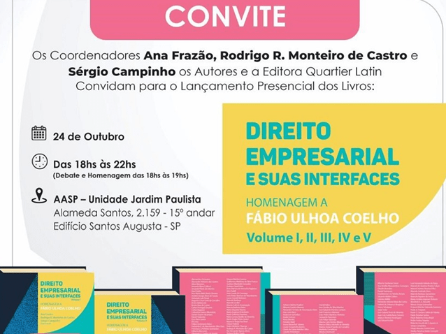 Direito Empresarial e suas interfaces - Homenagem a Fábio Ulhoa Coelho