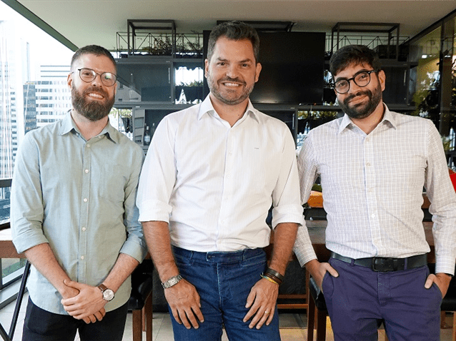 Paulo Vidigal, Alfredo Zucca e Luis Fernando Prado. (Imagem: Divulgação /asbz)