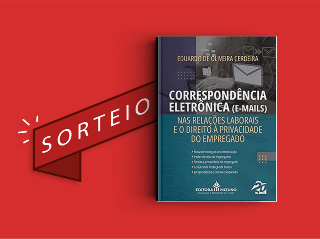 Resultado do sorteio da obra "Correspondência Eletrônica ('e-mails')"