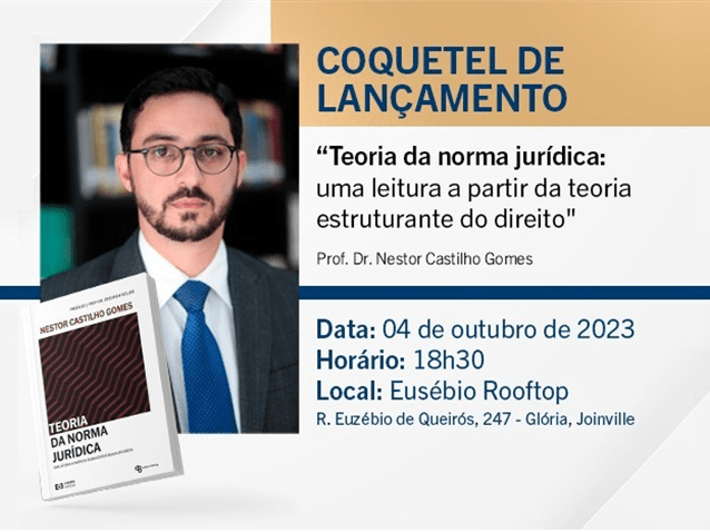 Advogado lança livro sobre teoria da norma jurídica nesta quarta