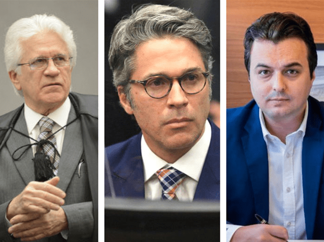 Napoleão Nunes Maia Filho, Mario Goulart Maia e Edson Kohl Junior. (Imagem: Divulgação)