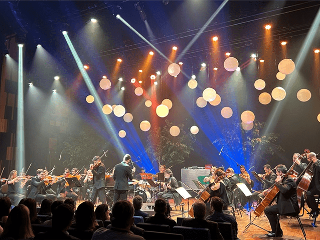 Concerto foi embalado por trilhas sonoras de filmes clássicos. (Imagem: Migalhas/Redação)