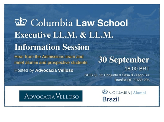 Evento apresenta programas de mestrado oferecidos pela Universidade de Columbia Evento apresenta programas de mestrado oferecidos pela Universidade de Columbia