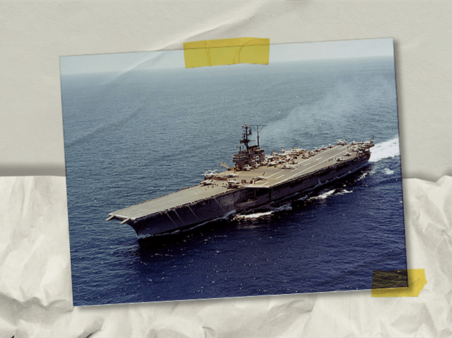  (Imagem: USS Forrestal/Arte Migalhas)