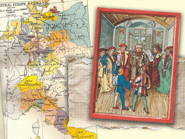  (Imagem: Cambridge Modern History Atlas/Arte Migalhas)