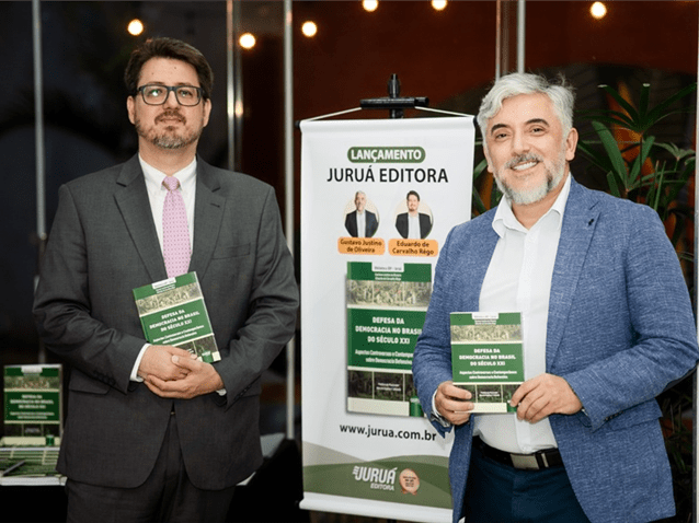 Os autores Eduardo de Carvalho Rêgo e Gustavo Justino de Oliveira. (Imagem: Divulgação)