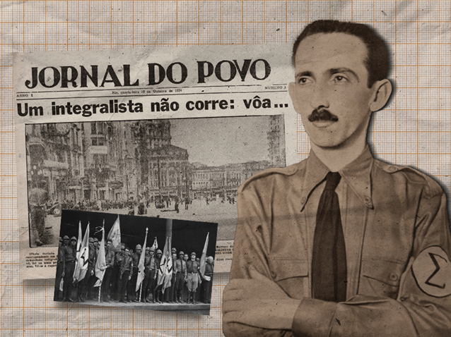  (Imagem: Jornal do Povo/Memorial da Democracia/Revista Anauê/Arte Migalhas)