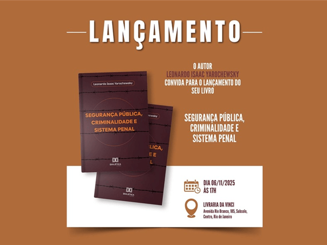 Lançamento será dia 6/11, no RJ. (Imagem: Divulgação)