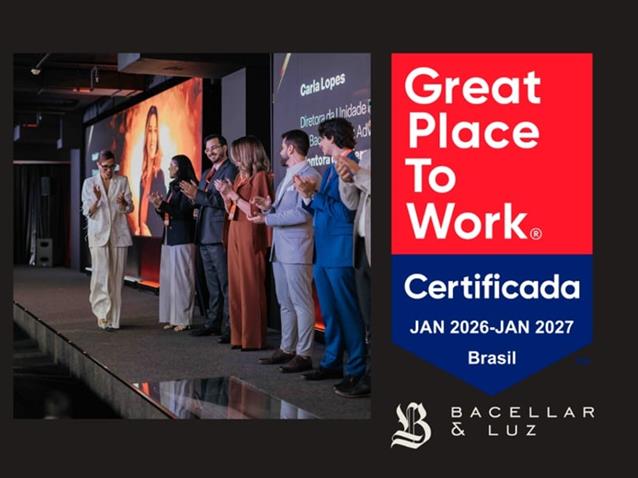 Bacellar & Luz Advocacia recebe selo GPTW (Imagem: Divulgação)