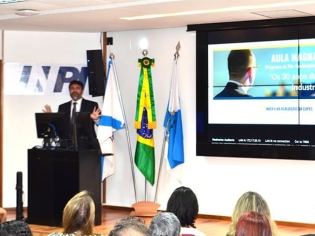 João Marcelo de Lima Assafim ministra Aula Magna no INPI