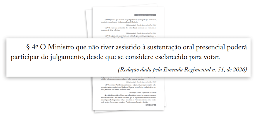  (Imagem: Reprodução/Regimento Interno STJ)