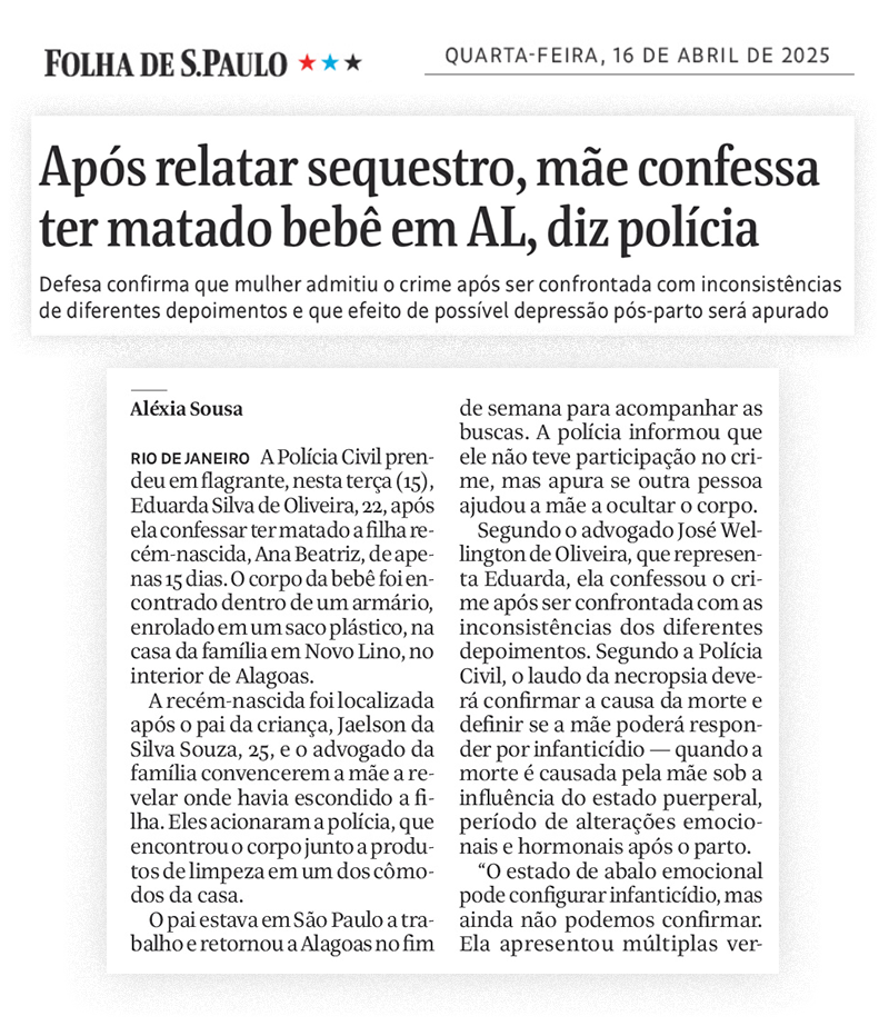  (Imagem: Reprodução/ Folha de S.Paulo)