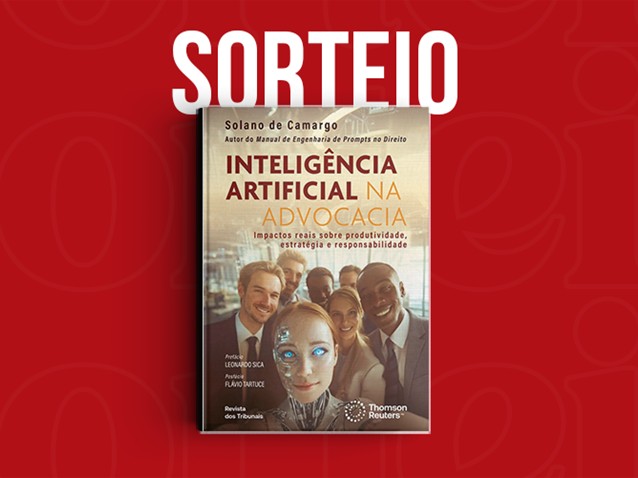 Sorteio da obra "Inteligência Artificial na Advocacia"