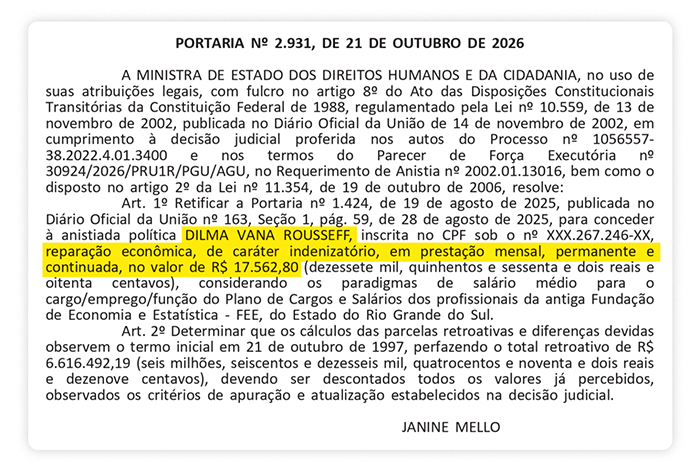  (Imagem: Reprodução/DOU)