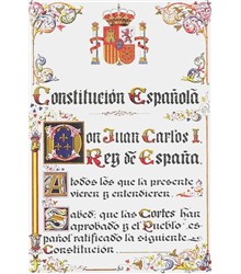Constituição espanhola de 1978 Constituição espanhola de 1978