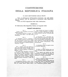 Constituição da República Italiana Constituição da República Italiana