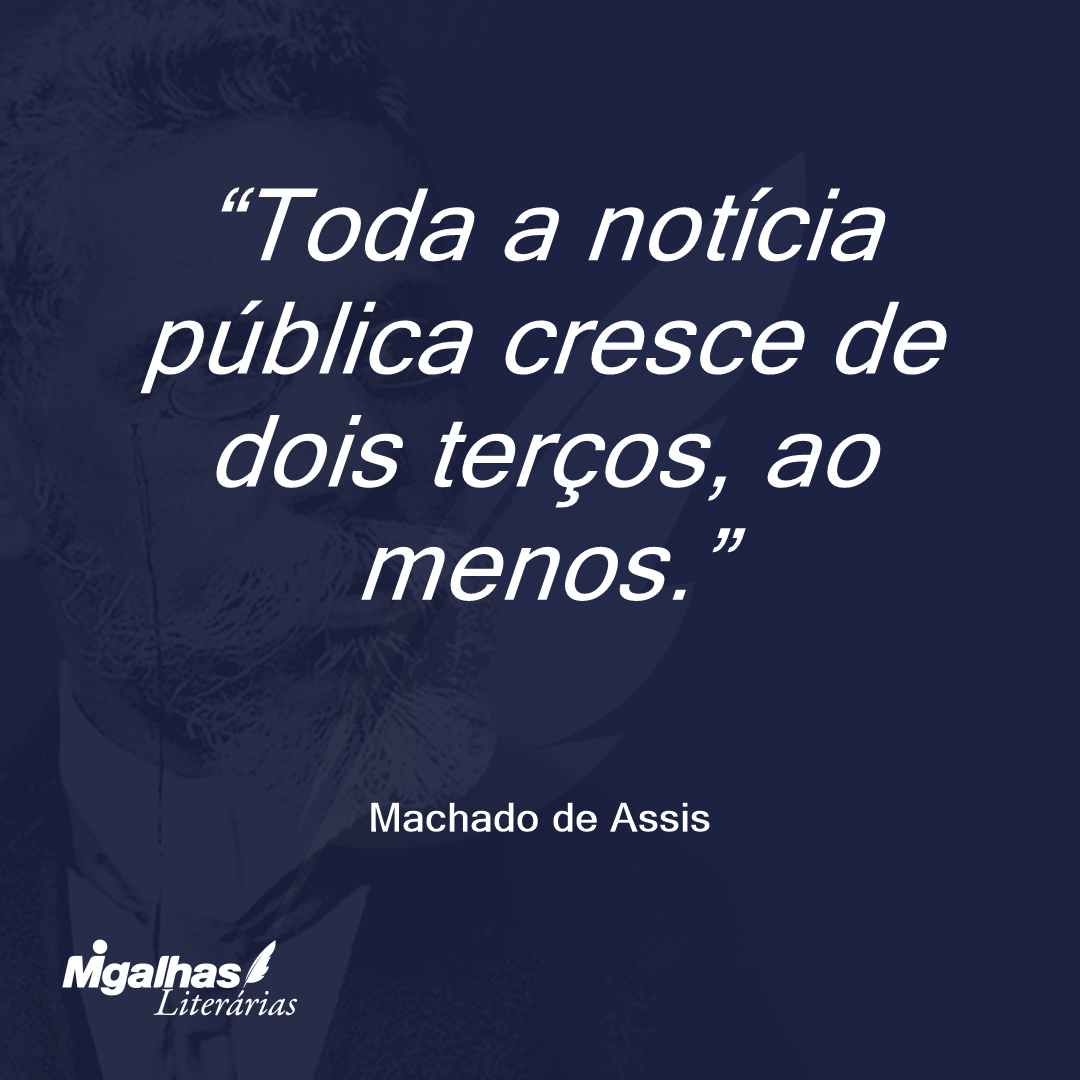 Toda a notícia pública cresce de dois terços, ao menos. 