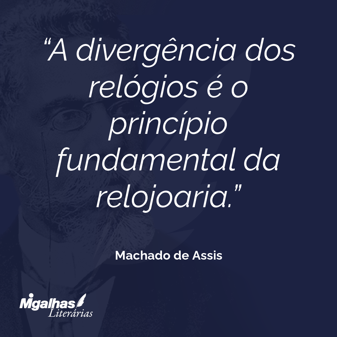 A divergência dos relógios é o princípio fundamental da relojoaria.