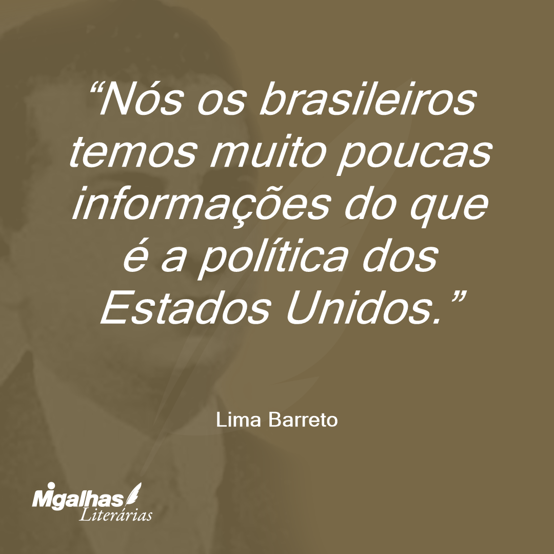 Nós os brasileiros temos muito poucas informações do que é a política dos Estados Unidos.