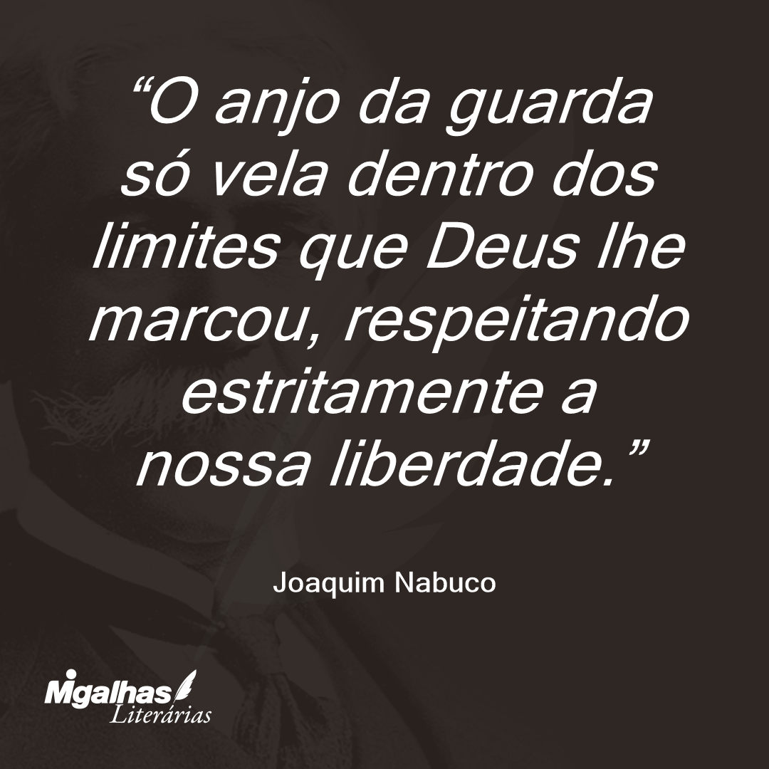 O anjo da guarda só vela dentro dos limites que Deus lhe marcou, respeitando estritamente a nossa liberdade.